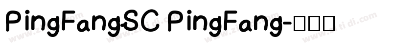 PingFangSC PingFang字体转换